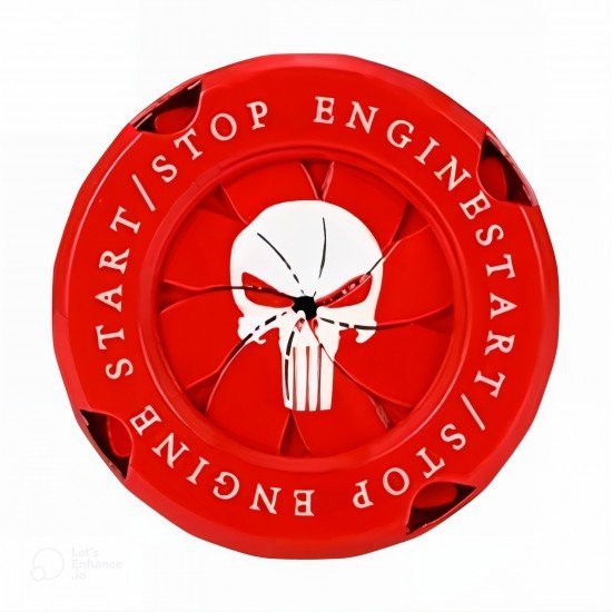 Skull Car Engine Start Stop Button Rotary Covers - Universal Fit (2 Colors) Skull Car Engine Start Stop Button Rotary Covers - Universal Fit (2 Colors)