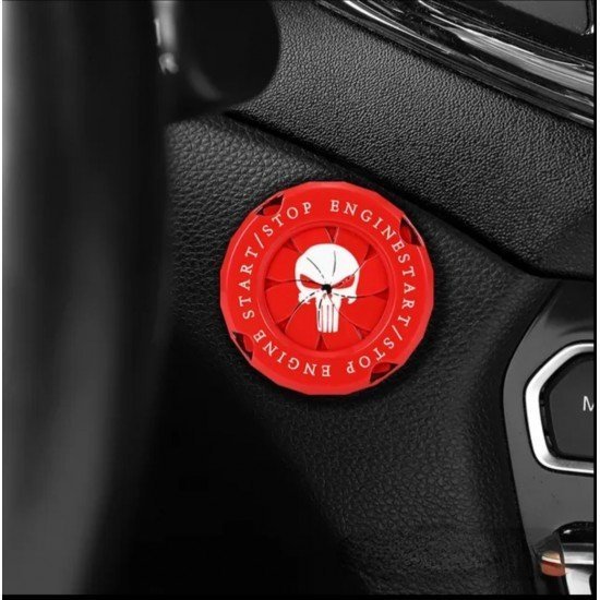 Skull Car Engine Start Stop Button Rotary Covers - Universal Fit (2 Colors) Skull Car Engine Start Stop Button Rotary Covers - Universal Fit (2 Colors)