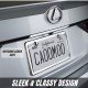 Stainless Steel Premium License Plate Frames (North America) - Set of 2 Stainless Steel Premium License Plate Frames (North America) - Set of 2