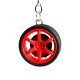 Car Wheels Key Chain - Zinc Alloy Automotive Keyring