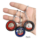 Car Wheels Key Chain - Zinc Alloy Automotive Keyring