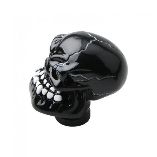 Black Skull Head Car Gear Shift Knob Universal Fit Black Skull Head Car Gear Shift Knob Universal Fit