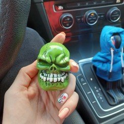 Green Skull Head Car Gear Shifter Knob Universal Fit Green Skull Head Car Gear Shifter Knob Universal Fit