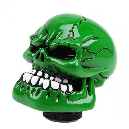 Green Skull Head Car Gear Shifter Knob Universal Fit Green Skull Head Car Gear Shifter Knob Universal Fit