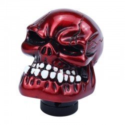 Red Skull Head Car Gear Shift Knob Universal Fit