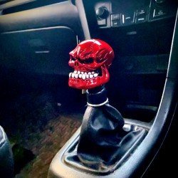 Red Skull Head Car Gear Shift Knob Universal Fit Red Skull Head Car Gear Shift Knob Universal Fit