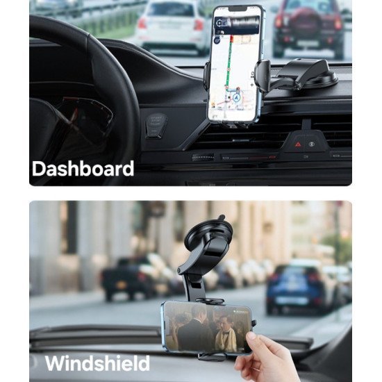 Premium Extended Arm Car Phone Holder for Dashboard & Windshield Premium Extended Arm Car Phone Holder for Dashboard & Windshield