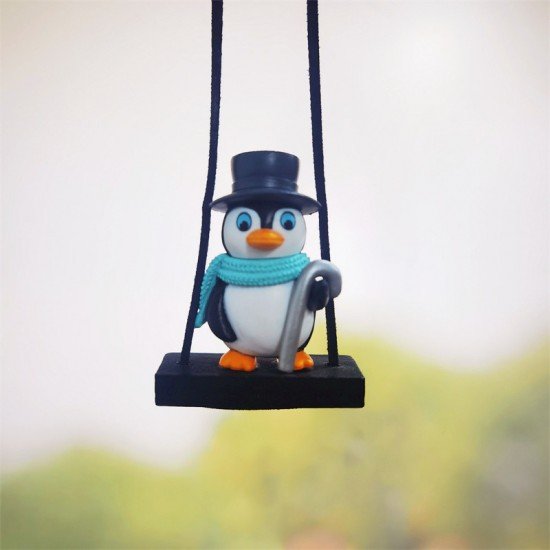 Swinging Penguin Car Pendants (4 styles)