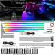 Car Interior Acrylic Symphony Ambient Lighting Kit (18 Lights in 1 Pack) 16 Million Colors Car Interior Acrylic Symphony Ambient Lighting Kit (18 Lights in 1 Pack) 16 Million Colors