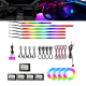 Car Interior Acrylic Symphony Ambient Lighting Kit (22 Lights in 1 Pack) 16 Million Colors Car Interior Acrylic Symphony Ambient Lighting Kit (22 Lights in 1 Pack) 16 Million Colors