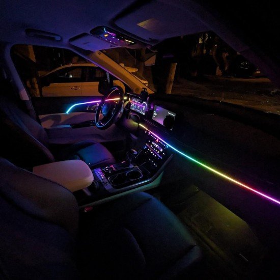 Car Interior Acrylic Symphony Ambient Lighting Kit (22 Lights in 1 Pack) 16 Million Colors Car Interior Acrylic Symphony Ambient Lighting Kit (22 Lights in 1 Pack) 16 Million Colors