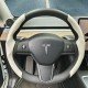 Carbon Fiber Steering Wheel Cover for Tesla 3 & Y (White) Carbon Fiber Steering Wheel Cover for Tesla 3 & Y (White)