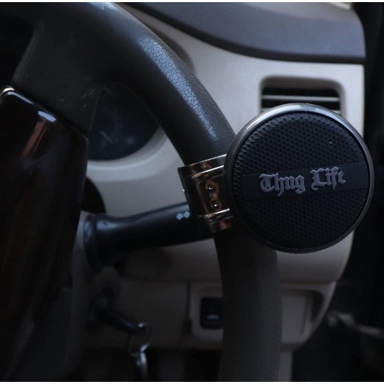 Thug Life Universal Steering Wheel Spinner Knob – Honeycomb Design 