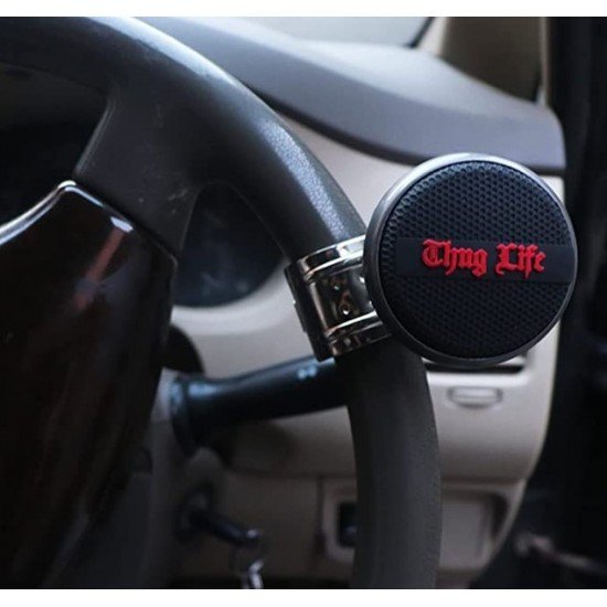 Thug Life Universal Steering Wheel Spinner Knob – Honeycomb Design 