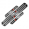 Real Carbon Fiber TRD Door Sill Protectors- 4Door Set (Anti Slip & Anti Scratch) 