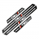 Real Carbon Fiber TRD Door Sill Protectors- 4Door Set (Anti Slip & Anti Scratch) 