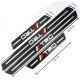 Real Carbon Fiber TRD Door Sill Protectors- 4Door Set (Anti Slip & Anti Scratch) 