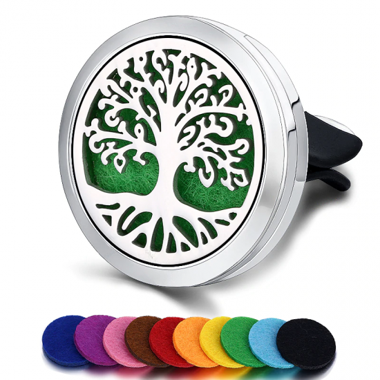 Designer Car Air Vent Freshener Clips with Scent Pads