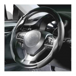 Anti Slip Nappa Leather Steering Wheel Cover - Universal Fit (3 Colors) Anti Slip Nappa Leather Steering Wheel Cover - Universal Fit (3 Colors)