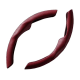 Anti Slip Nappa Leather Steering Wheel Cover - Universal Fit (Wine Red) Anti Slip Nappa Leather Steering Wheel Cover - Universal Fit (Wine Red)