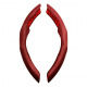 Anti Slip Nappa Leather Steering Wheel Cover - Universal Fit (Wine Red) Anti Slip Nappa Leather Steering Wheel Cover - Universal Fit (Wine Red)