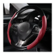 Anti Slip Nappa Leather Steering Wheel Cover - Universal Fit (Wine Red) Anti Slip Nappa Leather Steering Wheel Cover - Universal Fit (Wine Red)