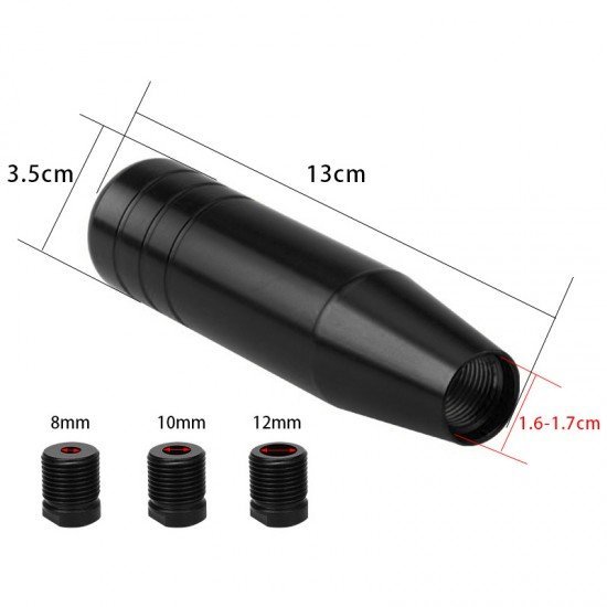 Aluminum Alloy Car Gear Shift Knob 5.1 Inch Universal Fit – 6 Colors