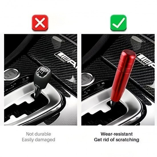 Aluminum Alloy Car Gear Shift Knob 5.1 Inch Universal Fit – 6 Colors