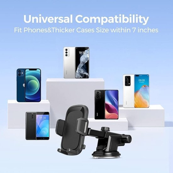 Universal Suction Cup Car Phone Holder - Premium Grade Universal Suction Cup Car Phone Holder - Premium Grade