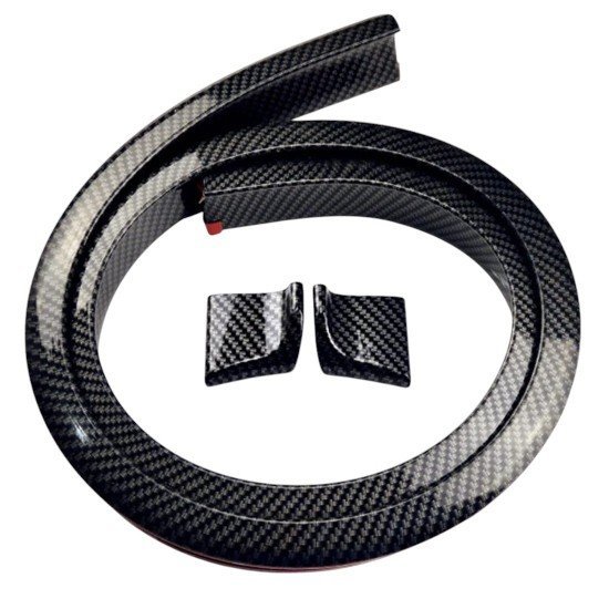 Carbon Fiber Adjustable Car Rear Spoiler Kit - Universal Fit 1.5M 