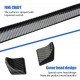 Carbon Fiber Adjustable Car Rear Spoiler Kit - Universal Fit 1.5M 