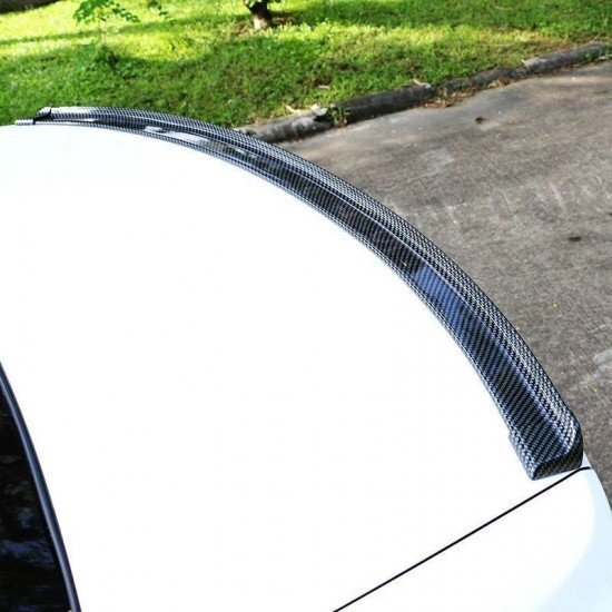Carbon Fiber Adjustable Car Rear Spoiler Kit - Universal Fit 1.5M 