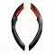 Carbon Fiber Steering Wheel Cover - Universal Fit (Black)
