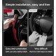 Carbon Fiber Steering Wheel Cover - Universal Fit (White) Carbon Fiber Steering Wheel Cover - Universal Fit (White)