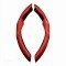 Carbon Fiber Steering Wheel Cover - Universal Fit (Red)