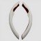 Carbon Fiber Steering Wheel Cover - Universal Fit (White)