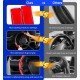 Carbon Fiber Steering Wheel Cover - Universal Fit (White) Carbon Fiber Steering Wheel Cover - Universal Fit (White)