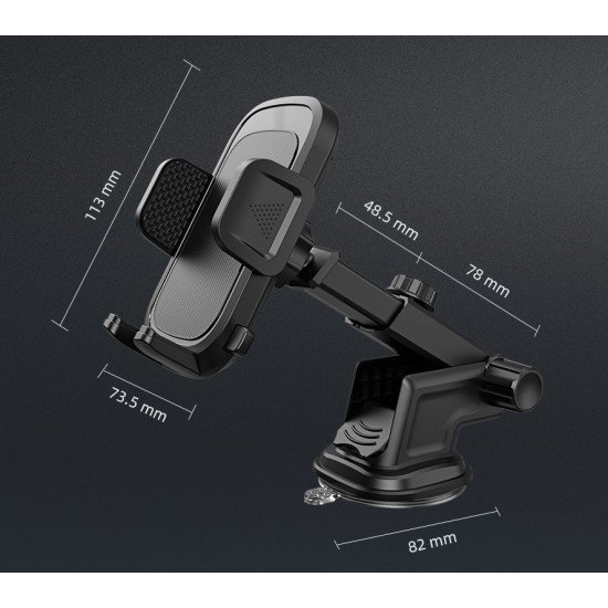 Universal Suction Cup Car Phone Holder - Premium Grade Universal Suction Cup Car Phone Holder - Premium Grade