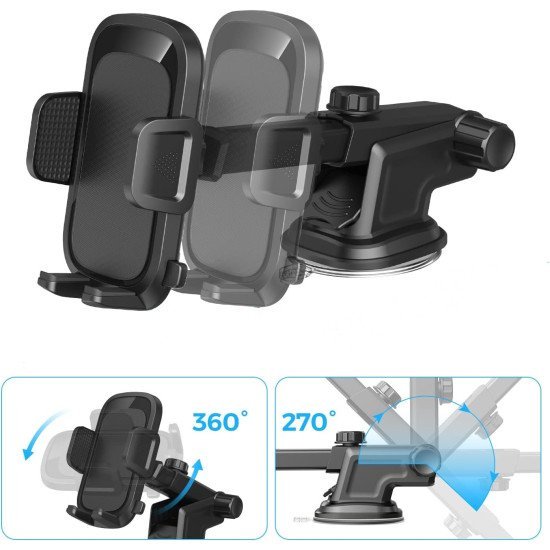 Universal Suction Cup Car Phone Holder - Premium Grade Universal Suction Cup Car Phone Holder - Premium Grade