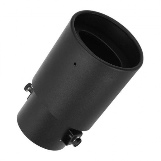 2.5 Inch Inlet Universal Fit Exhaust Pipe Tips - (Polished Black) 2.5 Inch Inlet Universal Fit Exhaust Pipe Tips - (Polished Black)