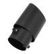 2.5 Inch Inlet Universal Fit Exhaust Pipe Tips - (Polished Black) 2.5 Inch Inlet Universal Fit Exhaust Pipe Tips - (Polished Black)