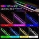 Magnetic Car Door LED Sill Plates- Love Hearts - 4Door Set (Universal Fit, Wireless, Rechargeable)
