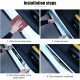 Magnetic Car Door LED Sill Plates- Mustang - 4Door Set (Universal Fit, Wireless, Rechargeable) Magnetic Car Door LED Sill Plates- Mustang - 4Door Set (Universal Fit, Wireless, Rechargeable)