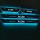 Let`s Ride Magnetic Car Door LED Sill Plates- 4Door Set (Universal Fit, Wireless, Rechargeable)