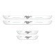 Magnetic Car Door LED Sill Plates- Mustang - 4Door Set (Universal Fit, Wireless, Rechargeable) Magnetic Car Door LED Sill Plates- Mustang - 4Door Set (Universal Fit, Wireless, Rechargeable)