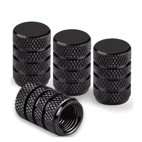 Aluminum Alloy 4 Pcs Aluminum Tire Valve Stem Caps - Universal Fit Aluminum Alloy 4 Pcs Aluminum Tire Valve Stem Caps - Universal Fit