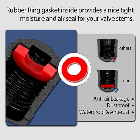 Universal Tire Valve Stem Plastic Caps Universal Tire Valve Stem Plastic Caps