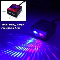 USB Car Roof Light Projector with Music Sync Mode- (Dual Color Projection) 3 Projection Modes USB Car Roof Light Projector with Music Sync Mode- (Dual Color Projection) 3 Projection Modes