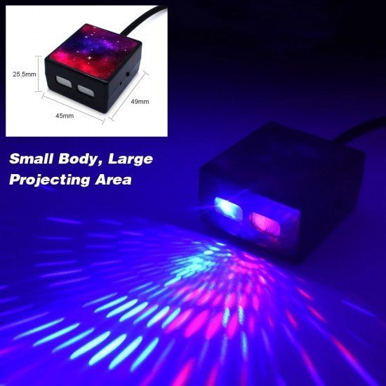 USB Car Roof Light Projector with Music Sync Mode- (Dual Color Projection) 3 Projection Modes USB Car Roof Light Projector with Music Sync Mode- (Dual Color Projection) 3 Projection Modes