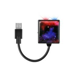 USB Car Roof Light Projector with Music Sync Mode- (Dual Color Projection) 3 Projection Modes 